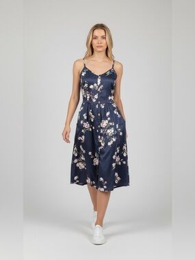 Floral Midi Dress Size XL